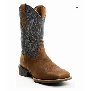 EUC Cody James Force Western Boots Blue Mens Sz 12D BCJSP25P2-3 Anti Slip Cowboy